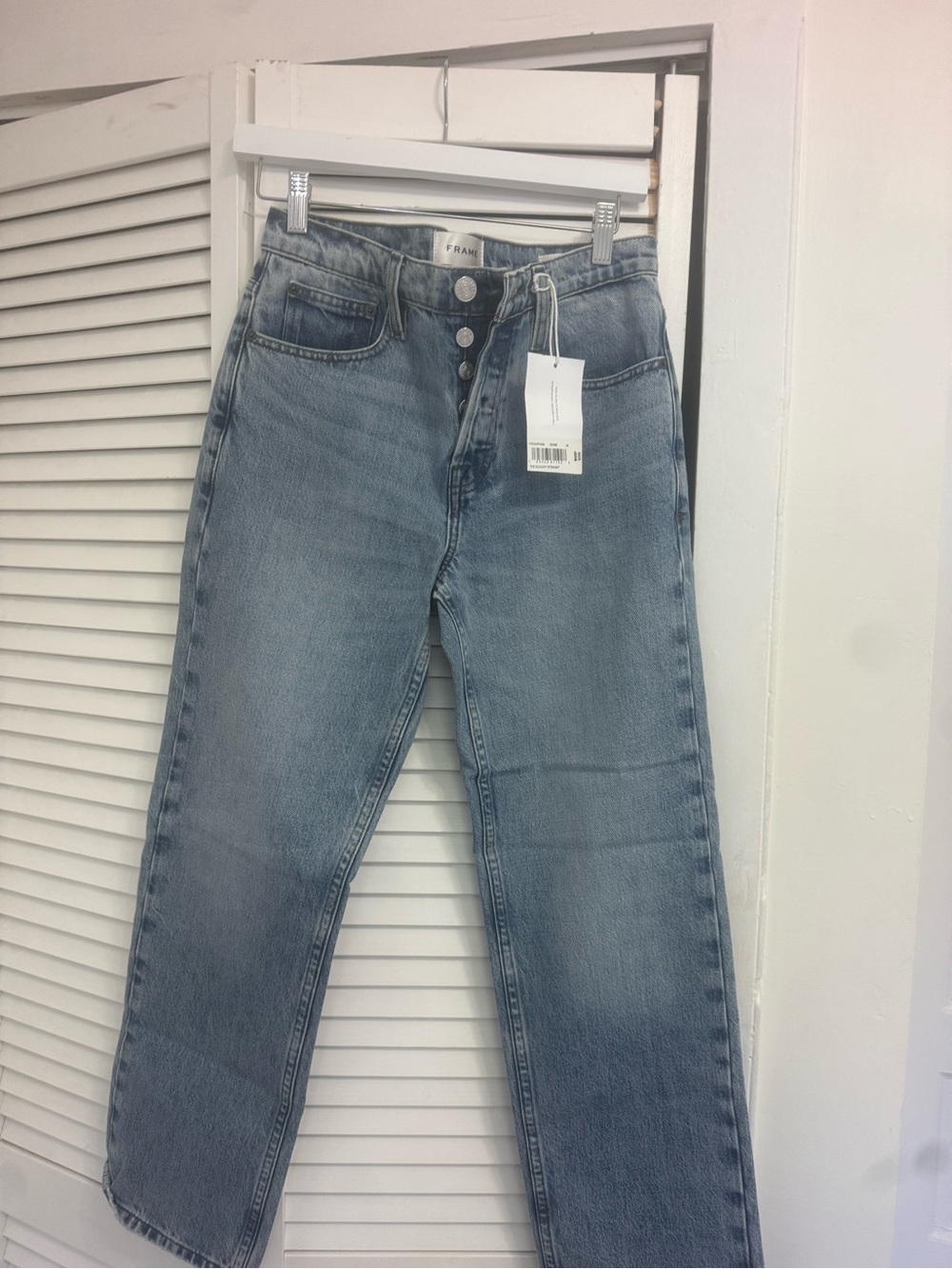 Frame Denim Light Blue Boyfriend Jeans
